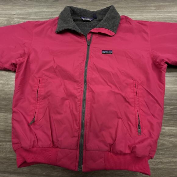 Vintage 90s Patagonia Shelled Synchilla Jacket Womens Large 14 Pink Made in USA - Picture 5 of 10